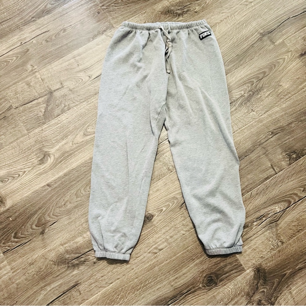 Victoria’s Secret PINK Sweatpants Grey Lounge Pants Size Small